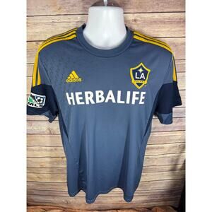 LA Los Angeles Galaxy Adidas 2013 2014 Away Soccer Jersey Size M 20x29